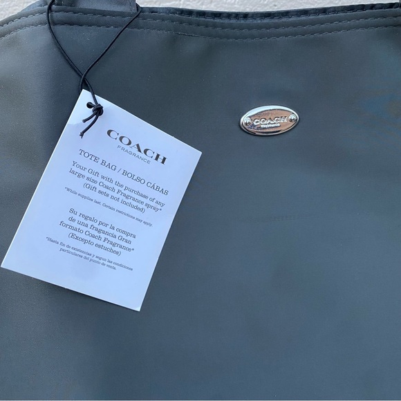 Coach Fragrance Elegant Gray Tote Bag - Picture 2 of 2
